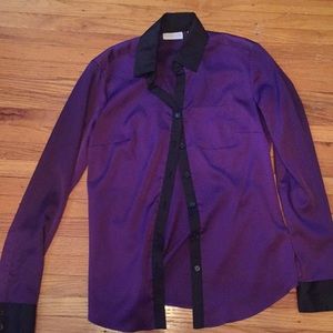 New York and Company Button Down silk shirt